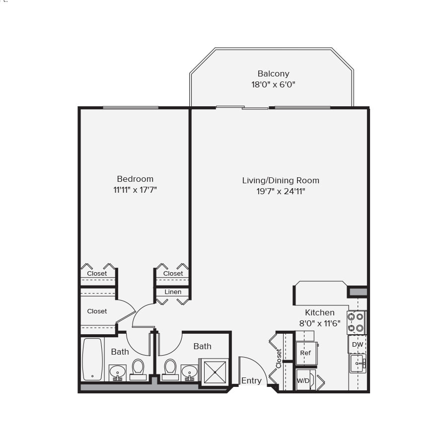 10 West Floor Plan 1D