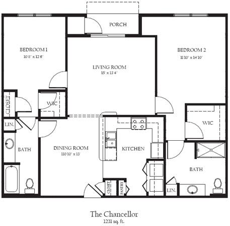 Chancellor R Floor Plan 26