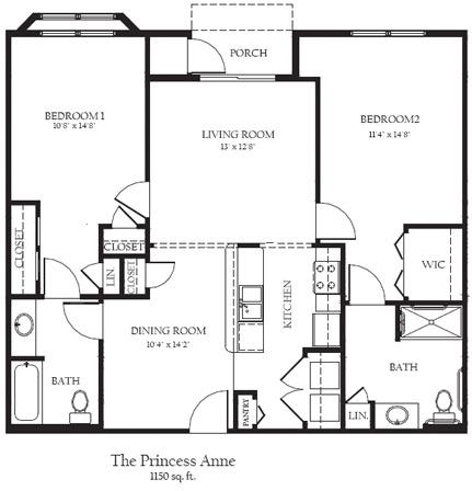 The Princess Ann BF Floor Plan 16