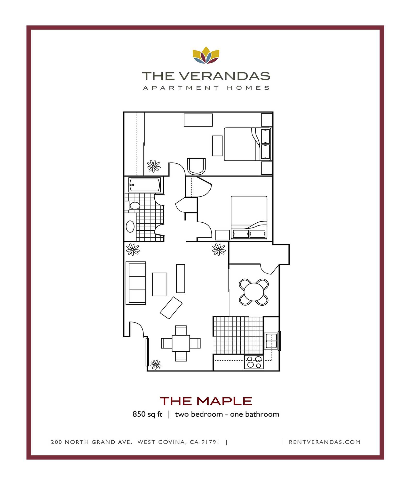 Apartments In West Covina Ca The Verandas Floor Plans