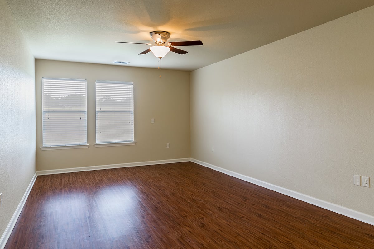 View of the spacious living room area View of the living room in a home at Gardens of Weatherford