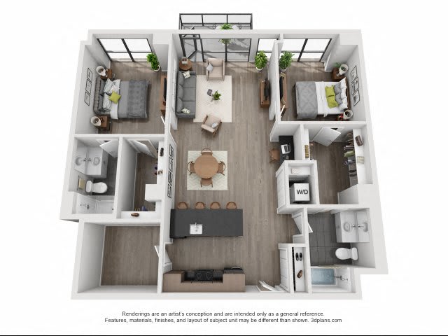 Floor Plans Of The Scott Residences In Chicago Il