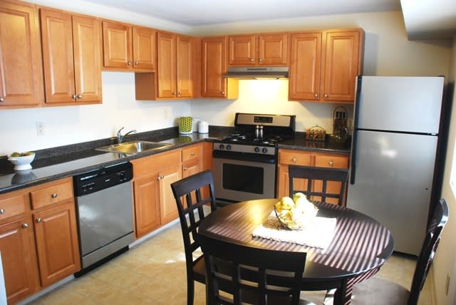 New Kitchen Model at Skyline Commons New Kitchen Remodeled at Skyline Commons Dracut MA Apartments