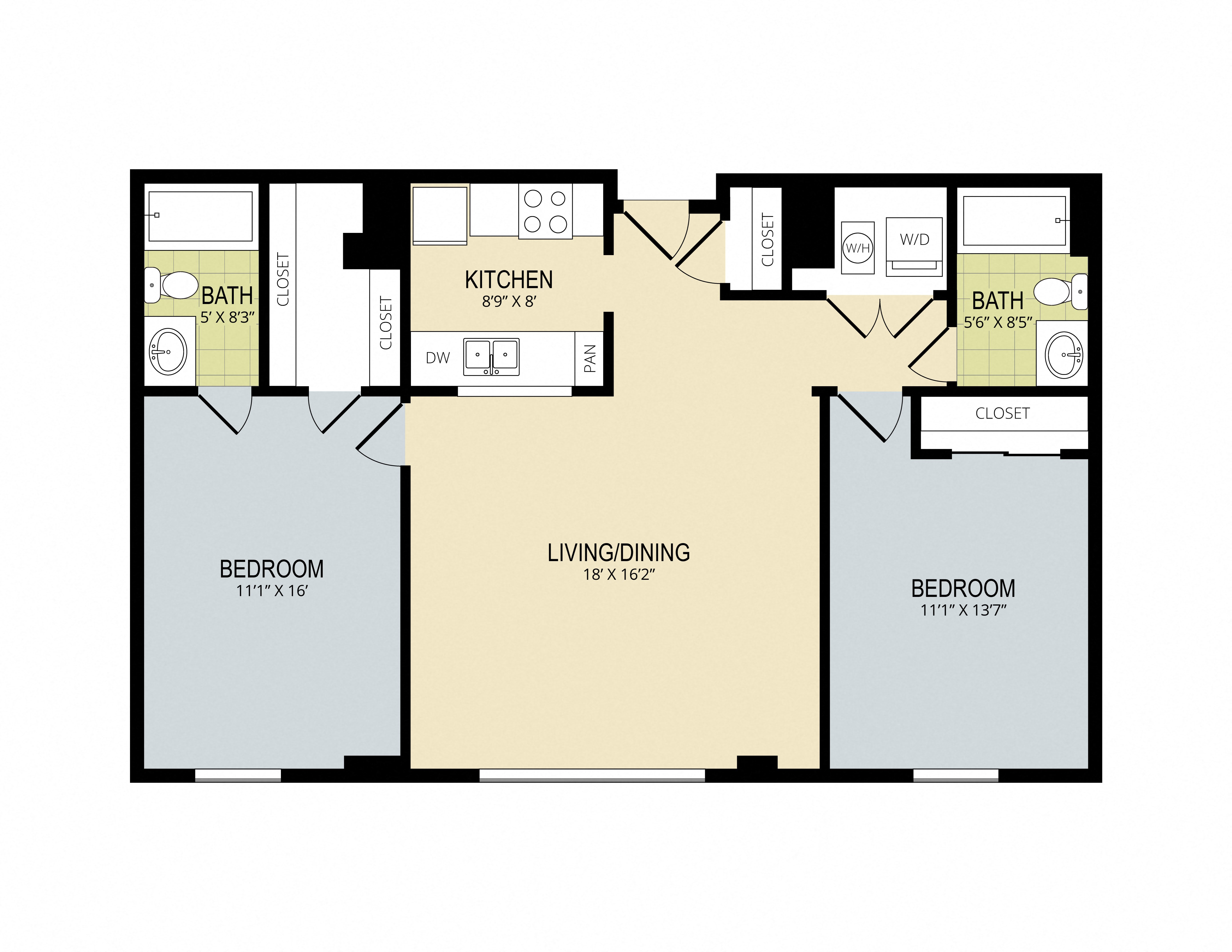 Floor Plans Of The Redwood In Baltimore Md
