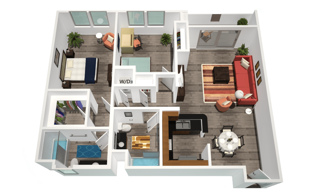Floor Plans Of Legacy Apartment Homes In Northridge Ca