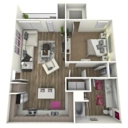 Floor Plan THE BUR *ATTACH GARAGE ON SELECT HOMES