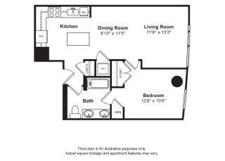 Floorplan Floorplan at Cirrus, Washington