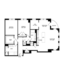 B12 floor plan B12 floor plan at The Woodley, 2700 Woodley Road, NW, Washington, DC