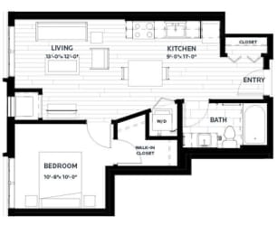 Floor Plan Olive 1 (Flats)