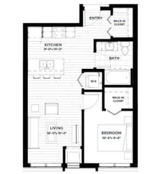 Floor Plan Olive 2 (Flats)