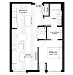 Floor Plan Olive 9 (Flats)