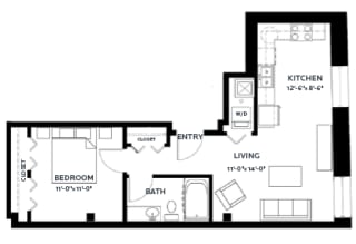 Floor Plan Lofts - A1