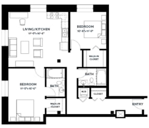 Floor Plan Timber 7 (Lofts)