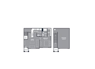 One Bedroom with Garage One Bedroom with Garage