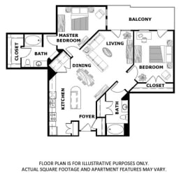 Floorplan Floorplan at Terraces at Paseo Colorado, Pasadena, CA, 91101