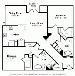 Monroe Floorplan Monroe Floorplan at Windsor at Hancock Park