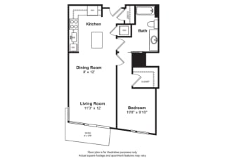 Floorplan Floorplan at Cirrus, Washington 98121