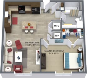 The elm floor plan by The Aster