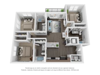 Studio 1 2 3 Bedroom Apartment Homes In West Lafayette In The Century At Purdue Research Park