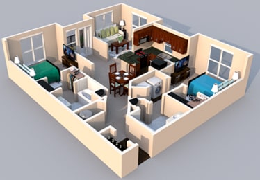 Floor Plans Of Centerville Manor Apartments In Virginia Beach Va