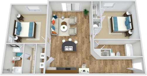 1 2 3 Bedroom Apartments In Raleigh Rose Heights