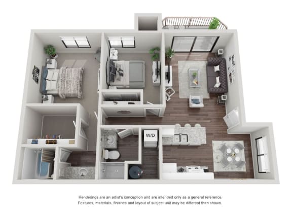 Floor Plans Of The Palms At South Mountain In Phoenix Az