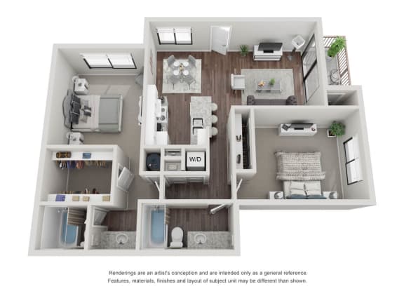 Floor Plans Of The Palms At South Mountain In Phoenix Az