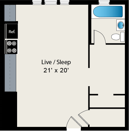 Reside On Surf Lakeview East Apartment Floor Plans