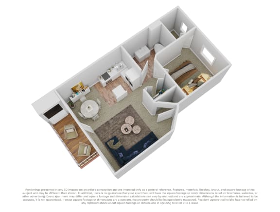 Cedar House 1 bed 1 bath