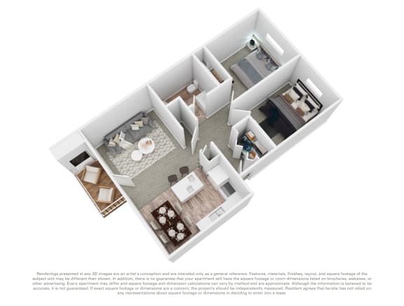 Cedar House 2 bed 2 bath