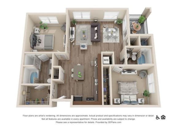Two Bedroom Two Bedroom