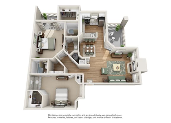 Verdant Apartment Homes - 2 Bedroom 2 Bath Apartment Verdant Apartment Homes - 2 Bedroom 2 Bath Apartment