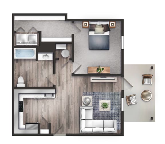 Lagoon one bedroom one bathroom