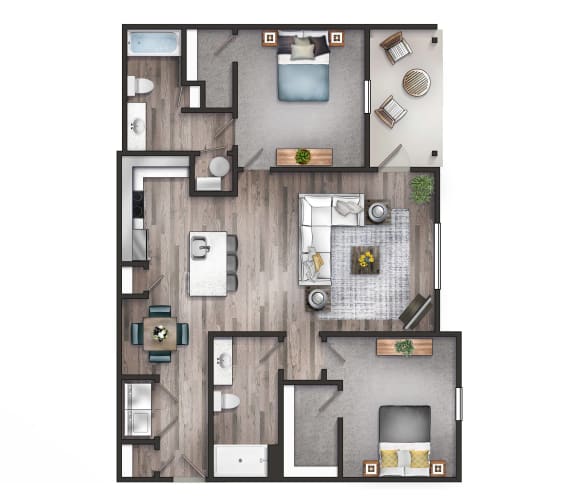 Watermark two bedroom two bathroom