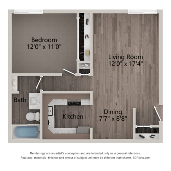 1 2 3 Bedroom Apartments In Elk Grove Village Willow Crossing
