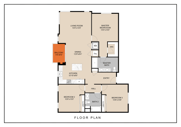 unit a floor plan