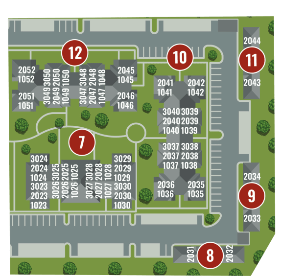 B1 - 2 Bedroom 2 Bath Floorplan Image B1 - 2 Bedroom 2 Bath Floorplan Image