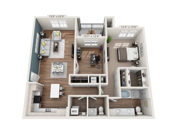 Floor Plans Of Crescent House Apartments In Miami Lakes Fl