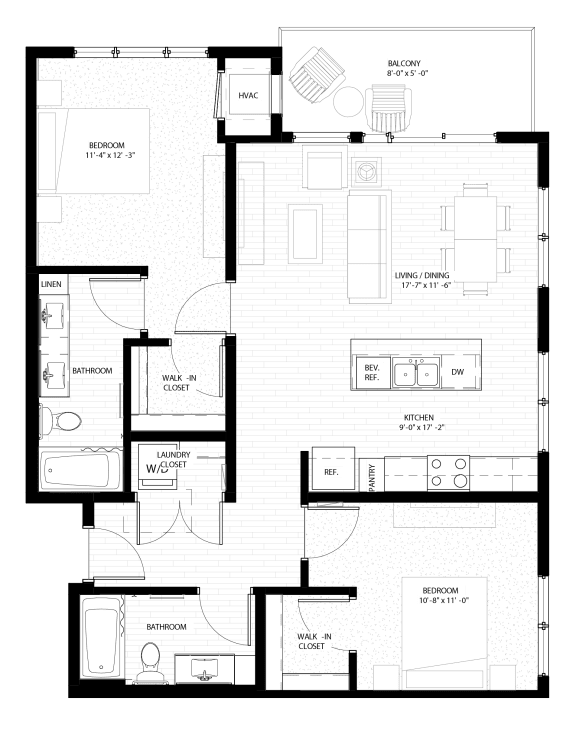 Nuvelo at Parkside Apartments in Apple Valley, MN Floor Plan