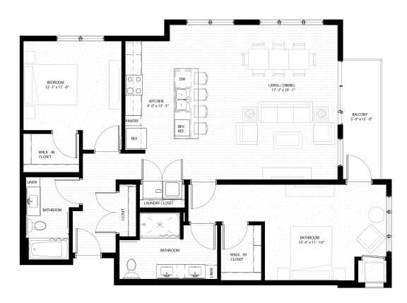 Nuvelo at Parkside Apartments in Apple Valley, MN Floor Plan