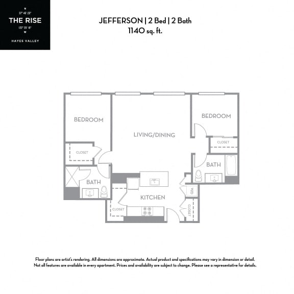 Jefferson - 2x2 The Rise Hayes Valley|Jefferson|2x2