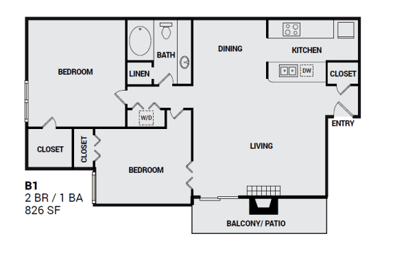 B1 Townbluff B1 Townbluff layout for apartment residents in plano texas