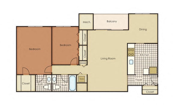 Pines of York Apartment Homes - 2 Bedroom 1.5 Bath Apartment Pines of York Apartment Homes - 2 Bedroom 1.5 Bath Apartment