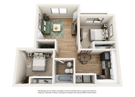 Heritage Pointe Apartment Homes 2 Bedroom 1 Bath Apartment Heritage Pointe Apartment Homes 2 Bedroom 1 Bath Apartment