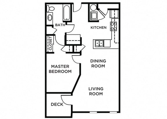 Whidbey Floor Plan Whidbey Floor Plan at The Pacifica, Tacoma, Washington