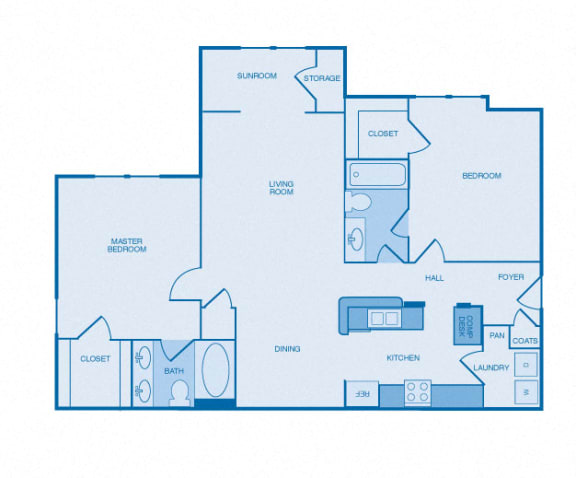 The Rockefeller Floor Plan The Rockefeller Floor Plan at The Reserve at Maryville, Tennessee
