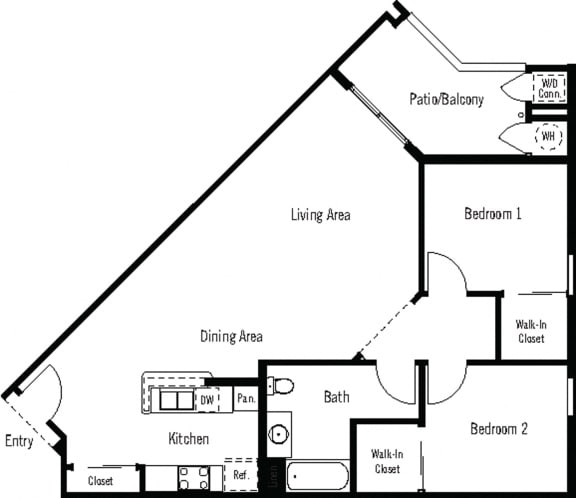 Glen FloorPlan Glen FloorPlan at 55+ FountainGlen Laguna Niguel, Laguna Niguel