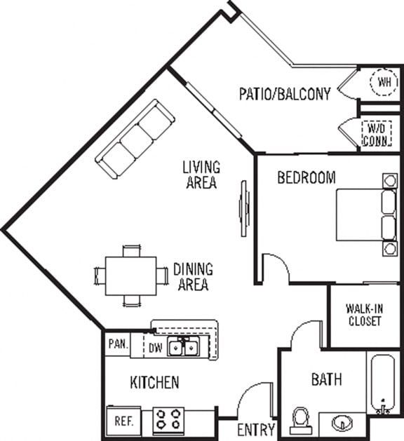 Santa Cruz 1Bed_1Bath Santa Cruz 1Bed_1Bath at 55+ FountainGlen Stevenson Ranch, Stevenson Ranch, CA