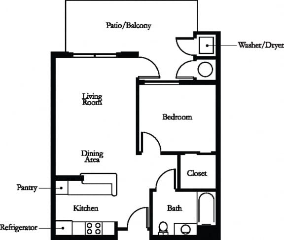 Bungalow 1Bed_1Bath Bungalow 1Bed_1Bath at 55+ FountainGlen Temecula, Temecula, CA, 92591