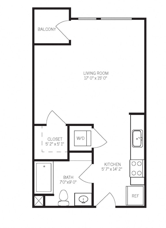 Floor Plans E1 Floor Plans E1 at AVE Walnut Creek, Walnut Creek, California